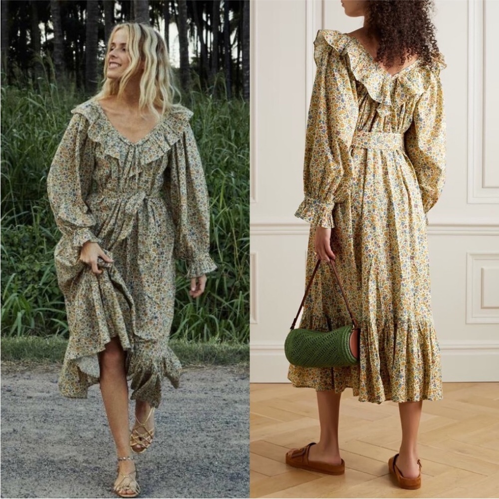 Doen veredis dress, liberty print fabric